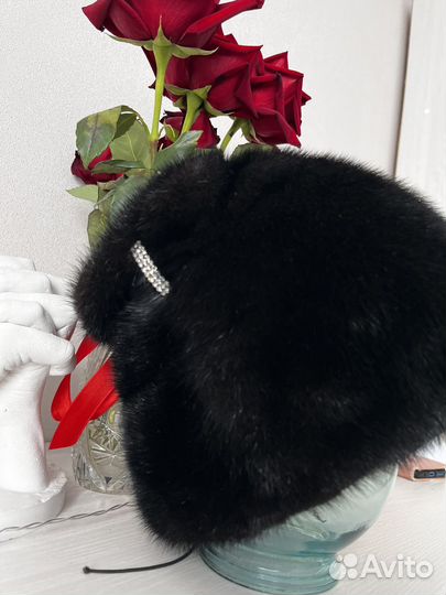 Шапка норковая 56 размер женская
