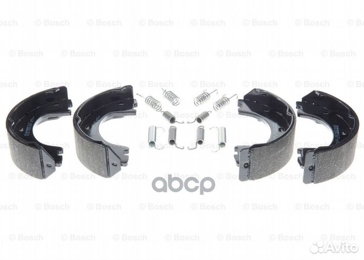 Колодки тормозные барабанные зад 0986487751