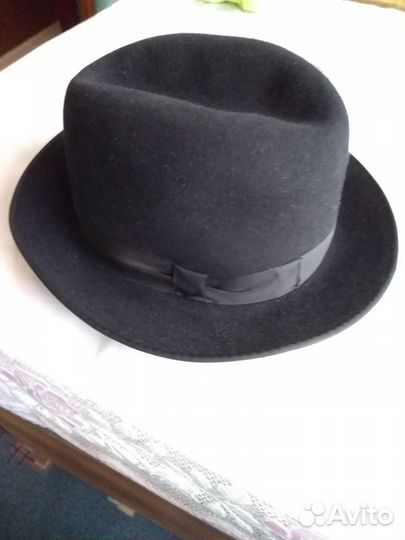 Шляпа фетровая мужская-женская