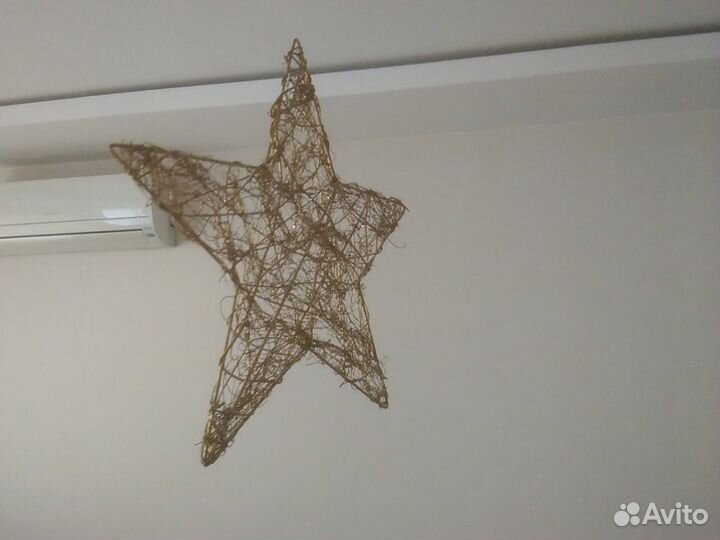 Новогоднее украшение звезда