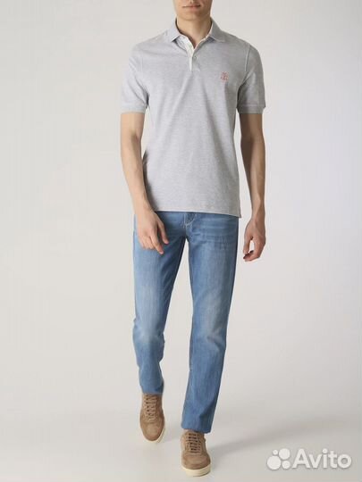 Поло хлопковое Brunello Cucinelli