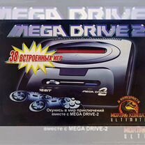 16 bit Приставка Sega Mega Drive 2 (38 игр)