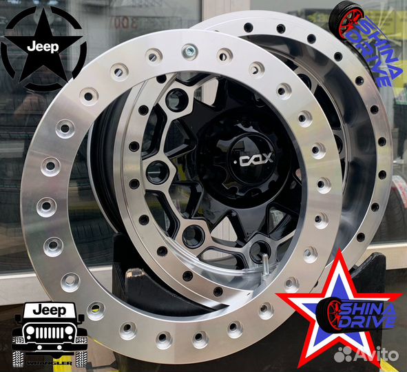 Диски Jeep COX Beadlock R17 5x127 Black Polished