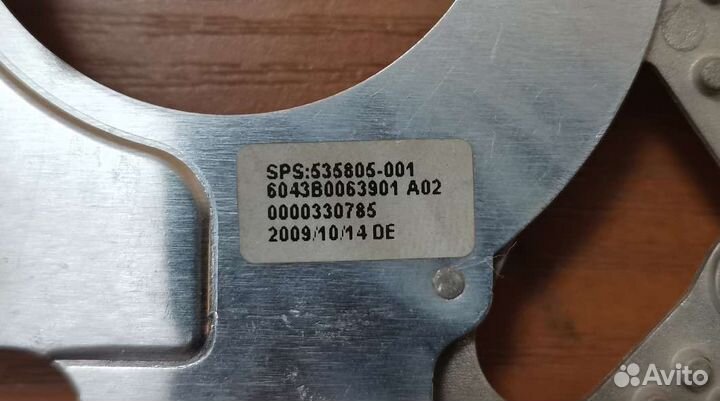 Радиатор (термотрубка) для HP Probook 4510s/4515s