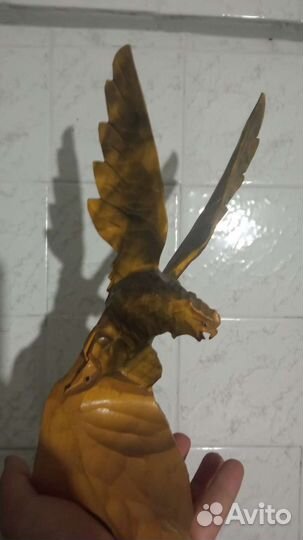 Птица деревянная