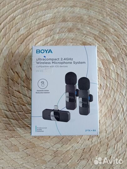 Петличный микрофон Boya BY-V2 Разъем Lightning