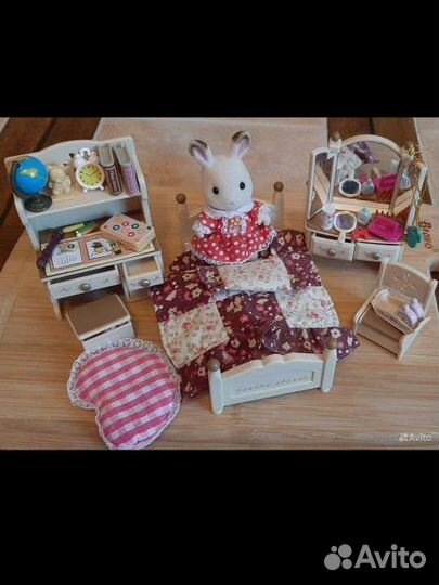 Sylvanian families домик с мебелью