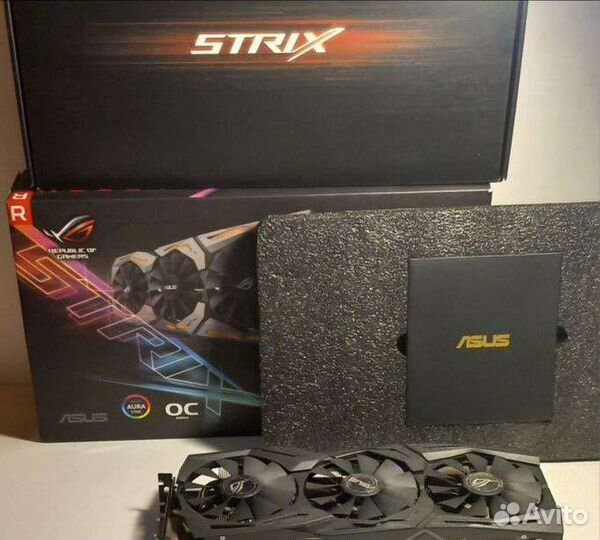 Видеокарта asus RX580 8GB