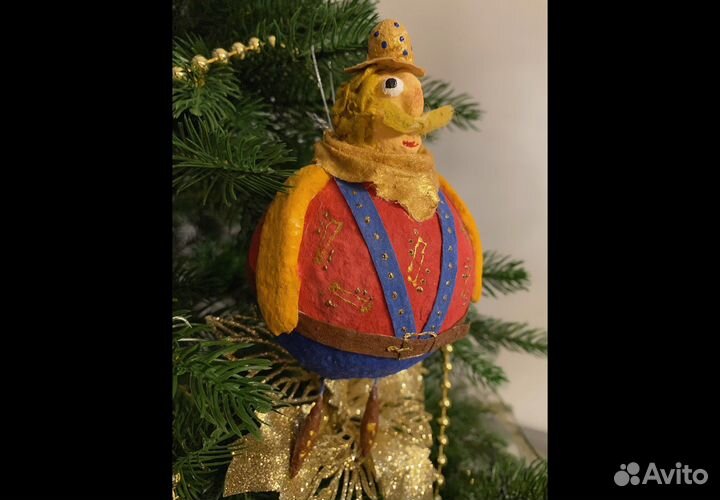 Ватные игрушки ручной работы