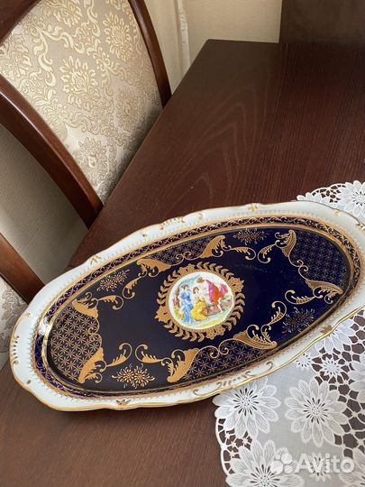 Блюдо большое овальное