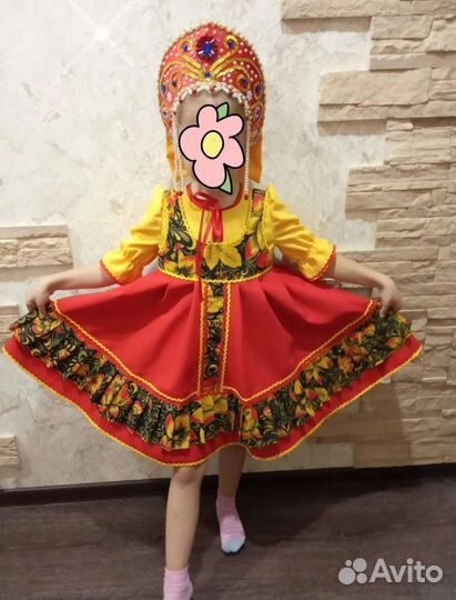 Народный костюм с кокошником