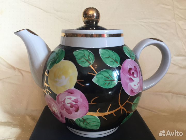 Чайник доливочный фарфоровый 4 л. СССР, ретро