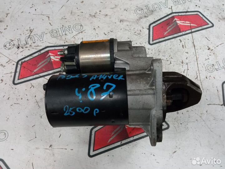 Стартер Опель Астра J A14NET A14XER