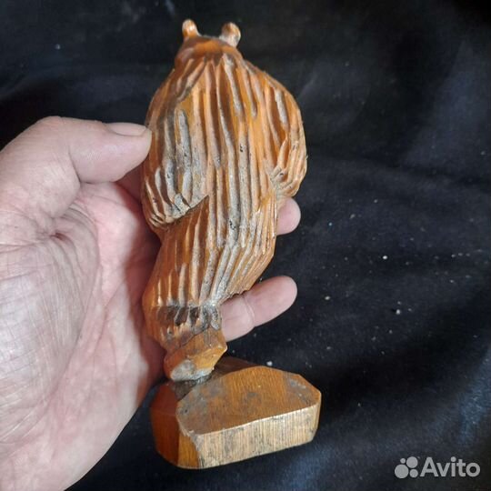 Статуэтка старинная медведь