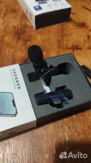 Беспроводной петличный микрофон для android/iPhone