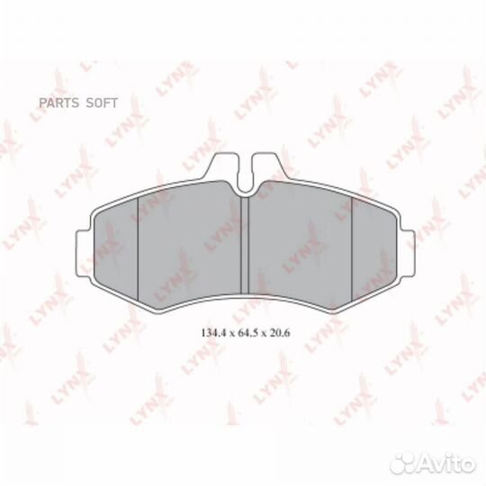 Lynxauto BD-5339 Колодки тормозные передние merced
