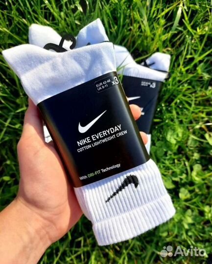 Носки Nike everyday высокие 3 пары