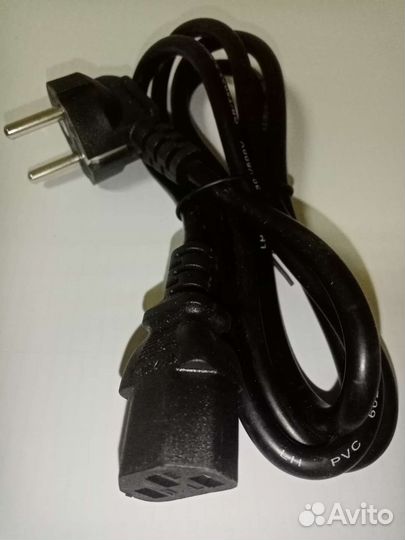 Кабель питания для компьютера и монитора стандарт