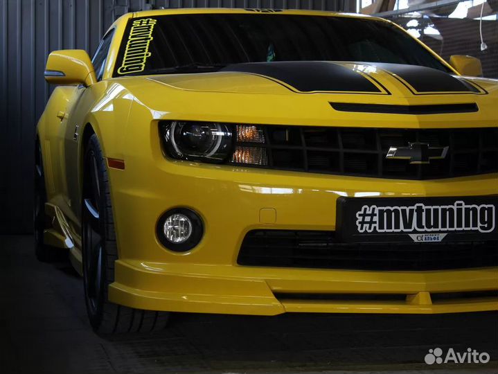 Юбка переднего бампера chevrolet camaro 2009-2012