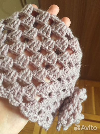 Шапка шапочка новая крючком детская берет