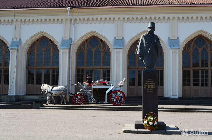 В Петергофе на дилижансе