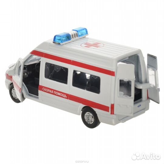 Модель Ford Transit Скорая Помощь свет звук