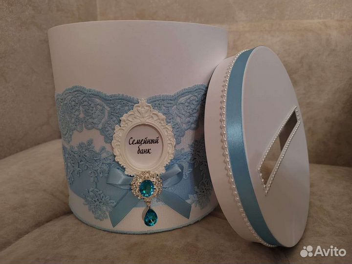 Свадебная коробка для денег