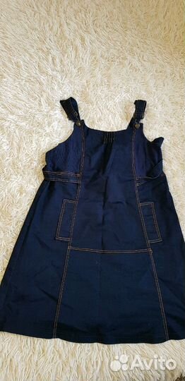 Платье-сарафан джинсовый для беременных