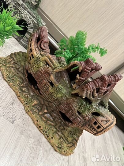 Декорации для аквариума, растения и др