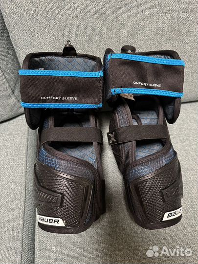 Налокотники хоккейные, пояс для гамаш bauer sr