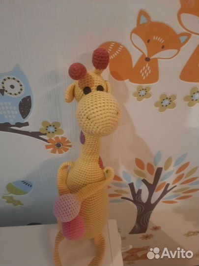 Жираф вязанный ручная работа