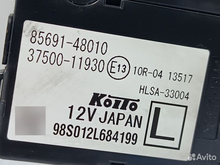 Корректор фар передний левый Lexus Es350 XZ10