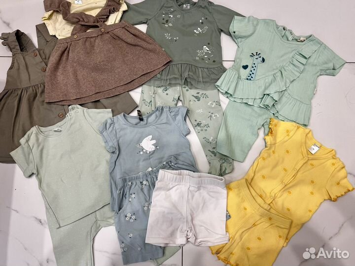 Пакет вещей на девочку 74-80