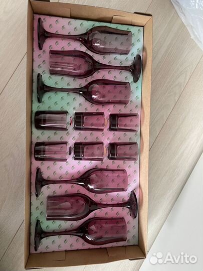 Набор фужеры,стаканы,рюмки (новые)