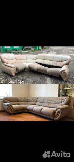 Перетяжка мягкой мебели