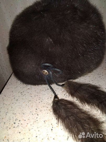 Женский норковый берет