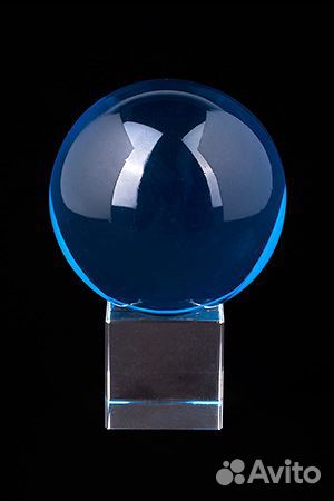 Шар хрустальный на подставке, Статуэтка RU*444