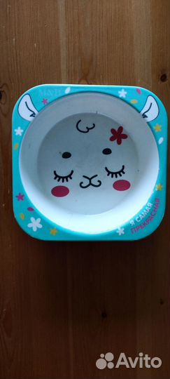 Набор детской посуды бамбук