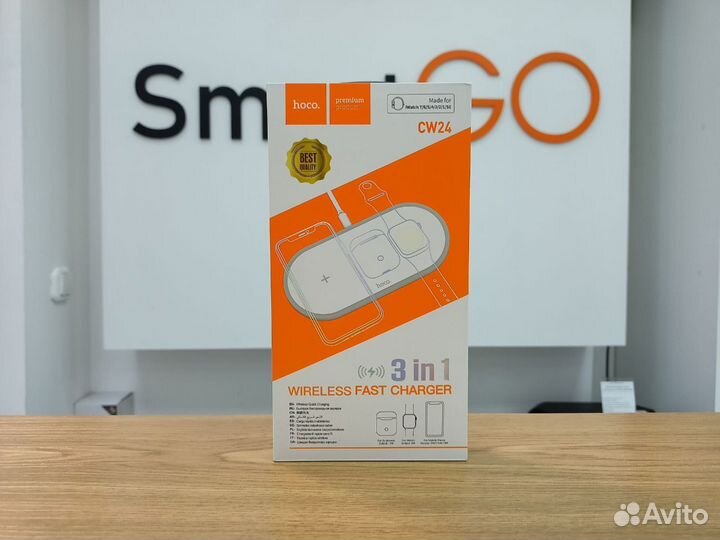 Беспроводная док станция Hoco CW24 Белая