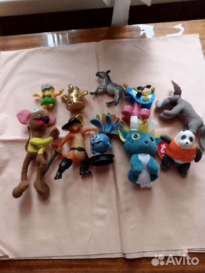 Игрушки мягкие;из Макдональдса и др