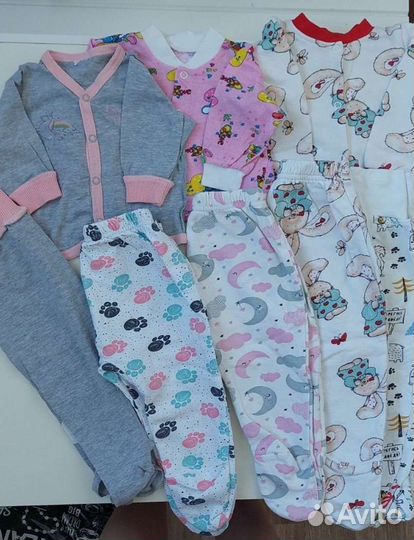 Набор вещей с рождения и до полугода