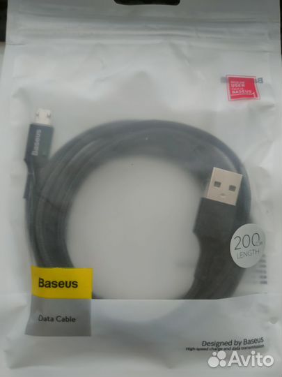 Кабель для зарядки Micro USB Baseus