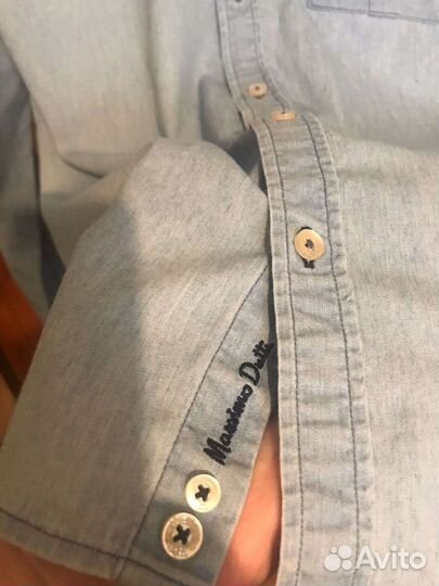 Джинсовая рубашка massimo dutti р. 158-166 см