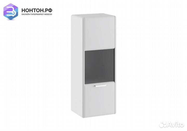 Шкаф настенный Наоми белый глянец