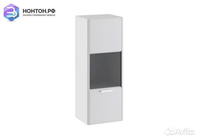 Шкаф настенный Наоми белый глянец