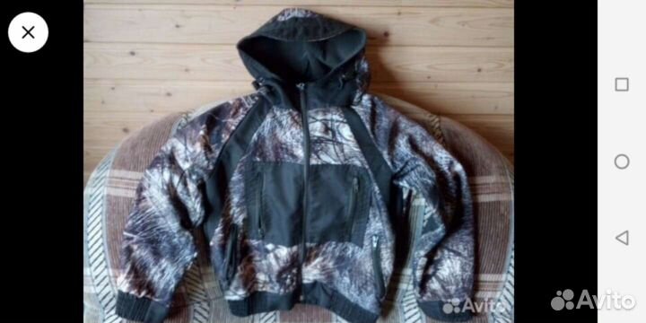 Детский демисезонный костюм камуфляж