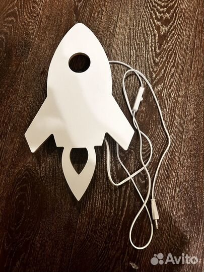 Ночник ракета детский