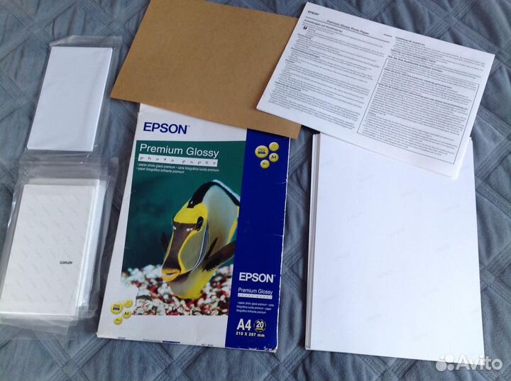 Фотобумага epson, canon, hp