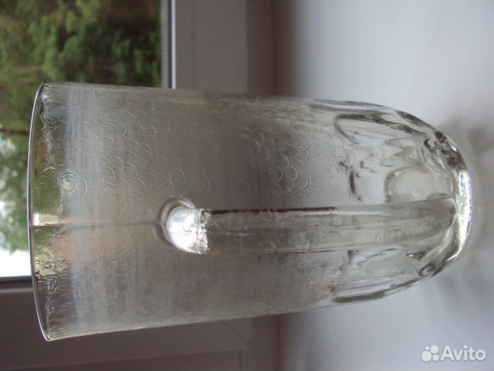 Кувшин стеклянный СССР 60-70 годов Уршельский стек