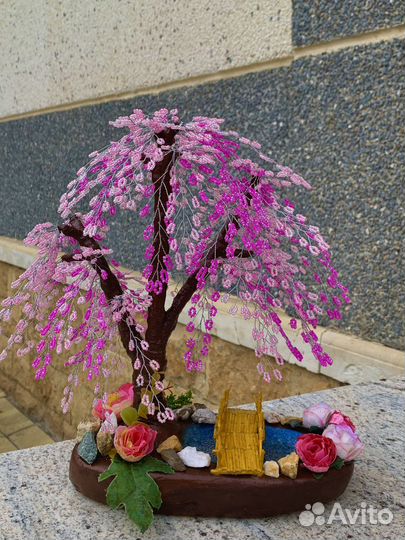 Сакура из бисера